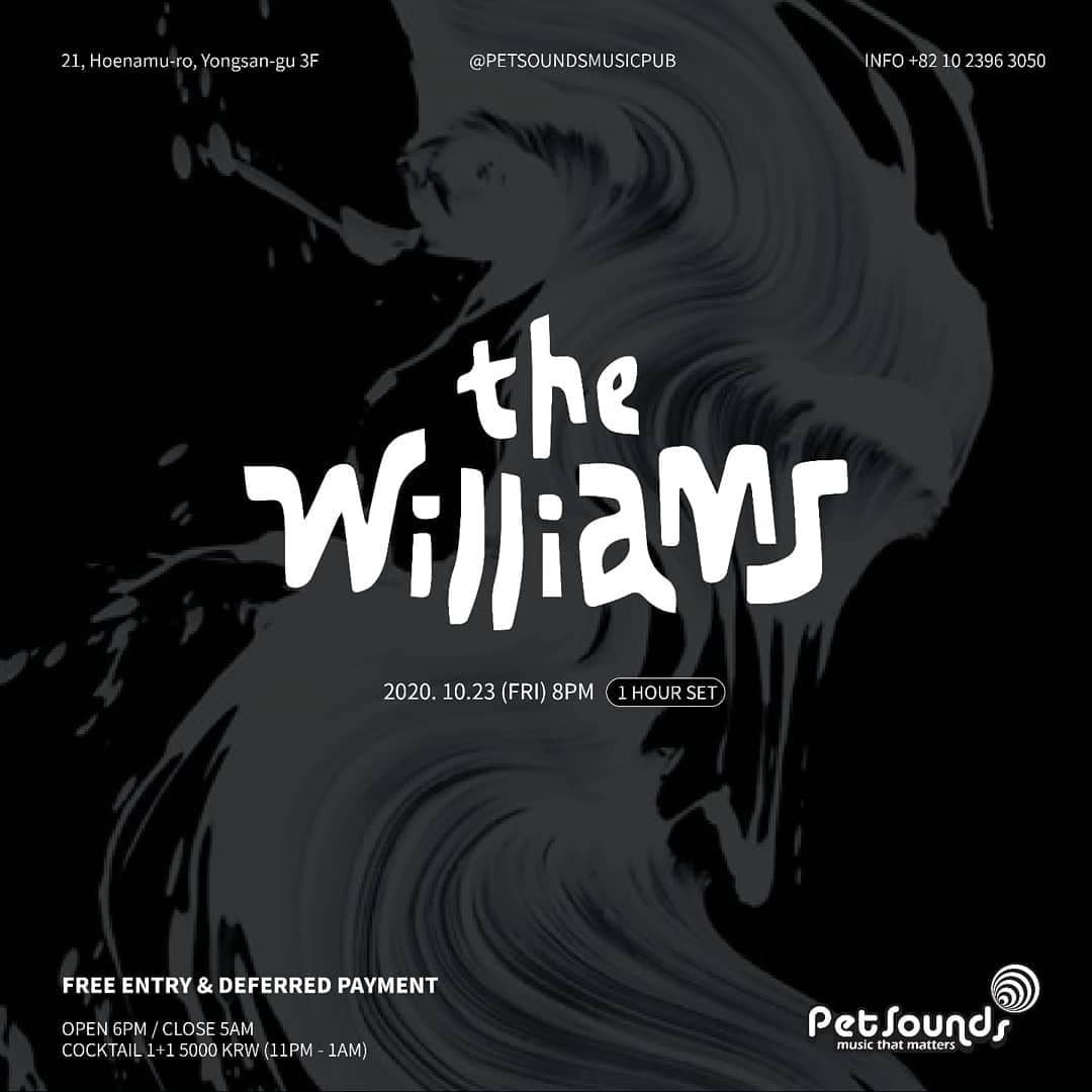 펫사운즈 인디라이브 - 더 윌리엄즈