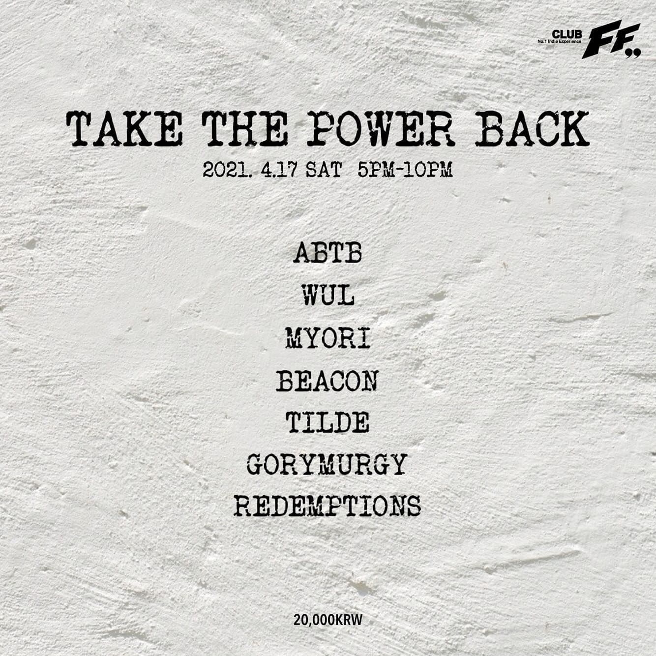 Take The Power Back poster 2