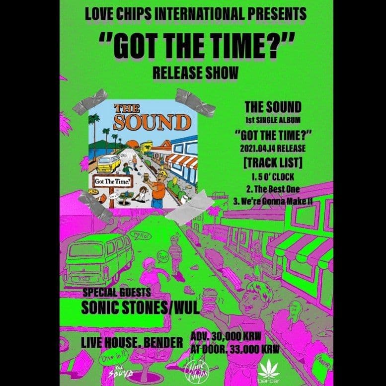 「THE SOUND」 첫 싱글 앨범 ‘Got The Time?’ RELEASE SHOW! poster 2