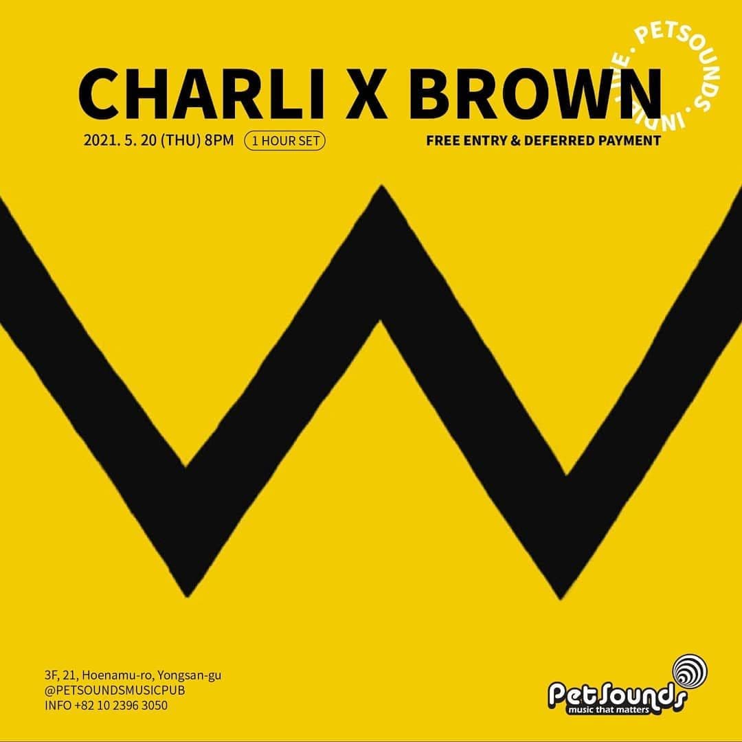 펫사운즈 인디라이브 - 찰리x브라운