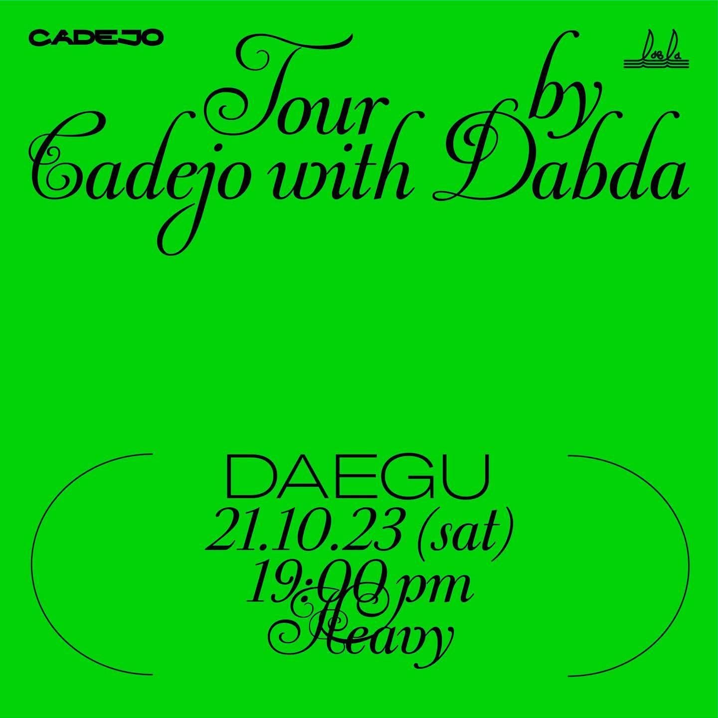 까데호 x 다브다 투어 - 서울