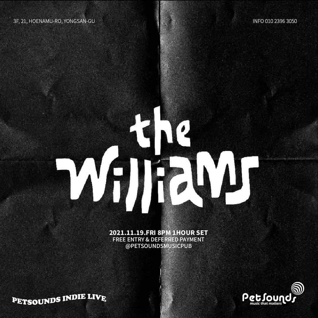펫사운즈 인디라이브 - 더 윌리엄즈