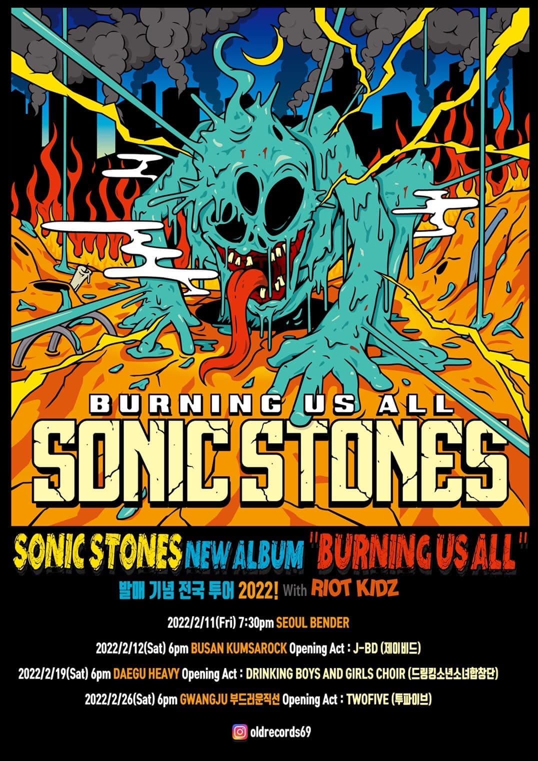 소닉스톤즈 3집 발매 기념 전국 투어 With RIOT KIDZ - 부산