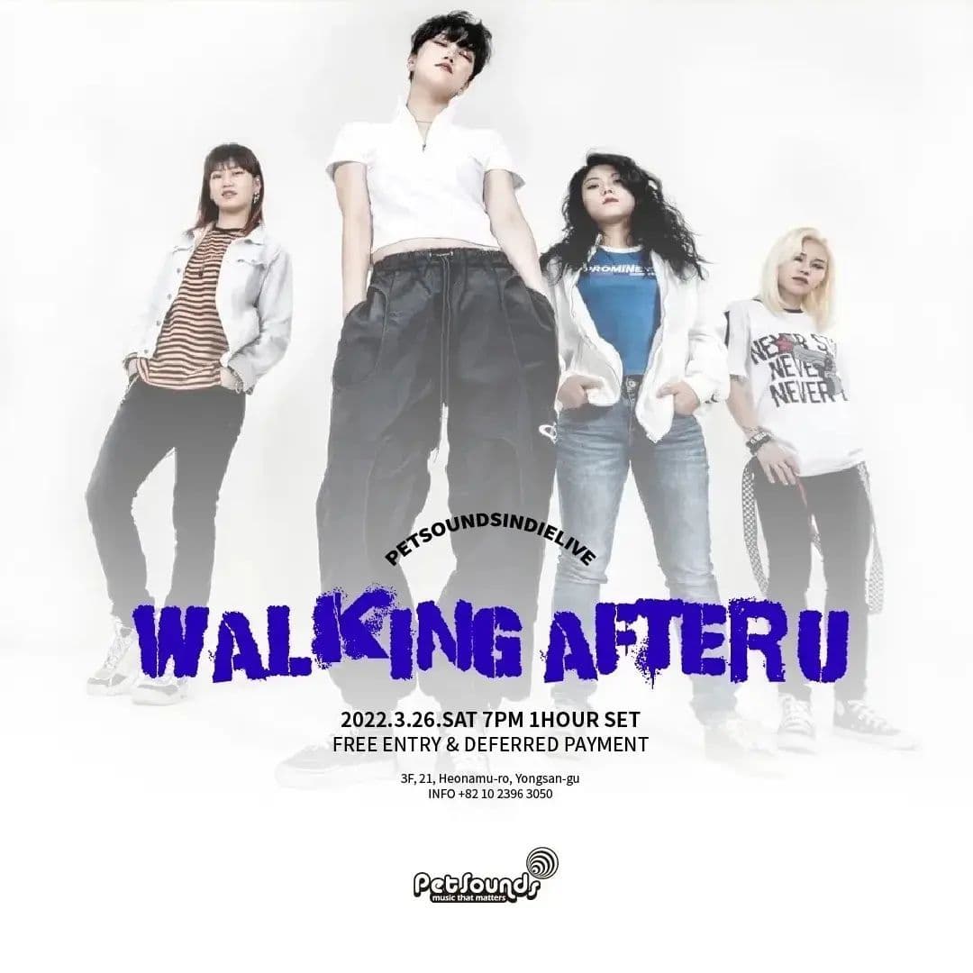 펫사운즈 인디라이브 - 워킹애프터유