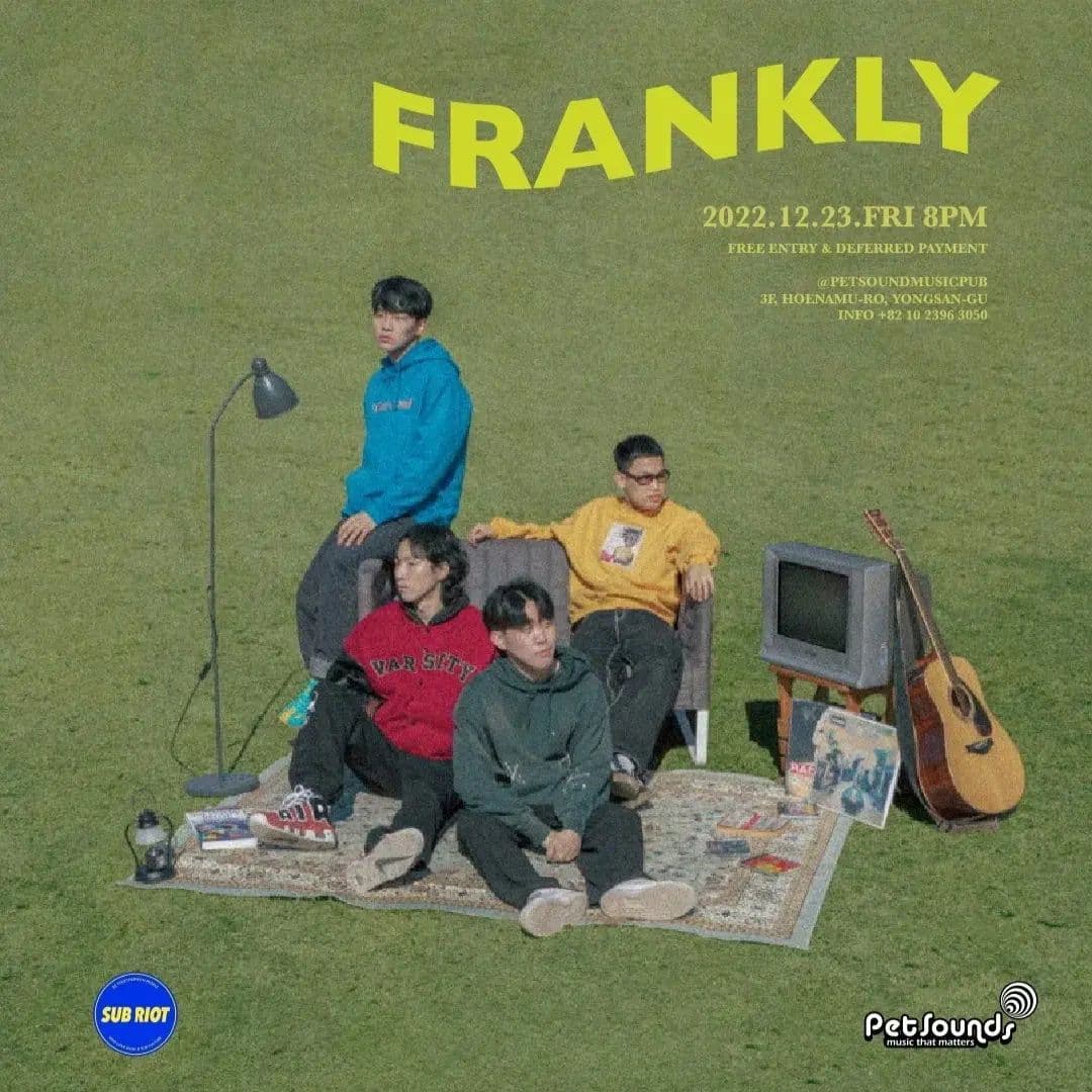 펫사운즈 인디라이브 - 김요일, 프랭클리 poster 2