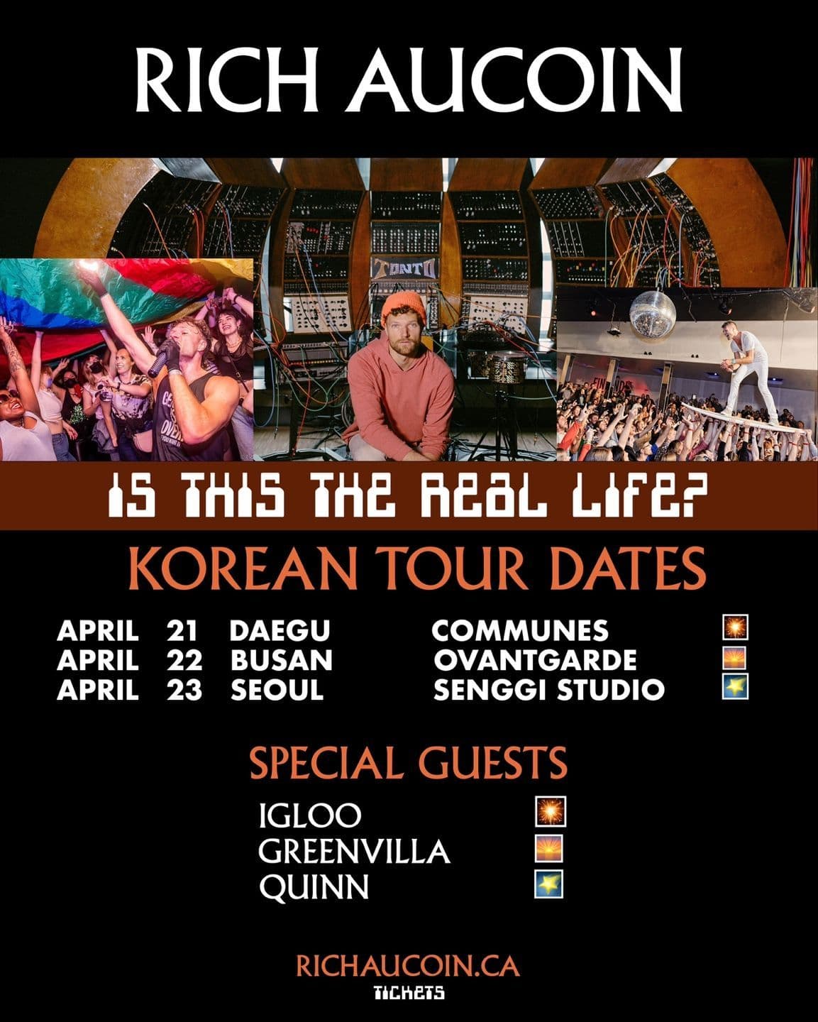 Rich Aucoin Tour in Busan with 그린빌라 