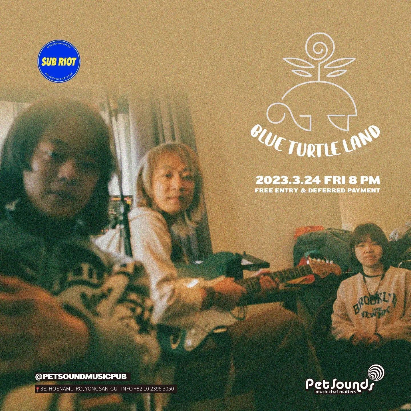 펫사운즈 인디라이브 - 아사히, 블루터틀랜드