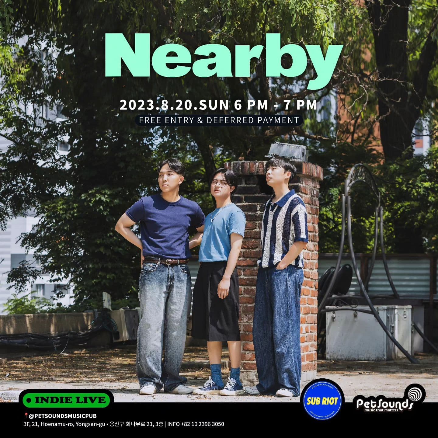 펫사운즈 인디라이브 - 근처, 룸306 poster 2