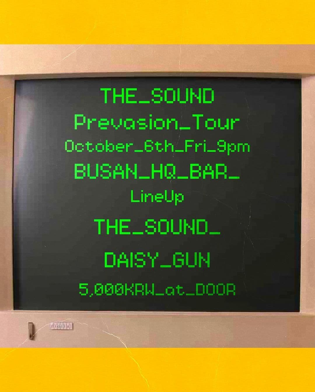 2023 THE SOUND "PREVASION" TOUR