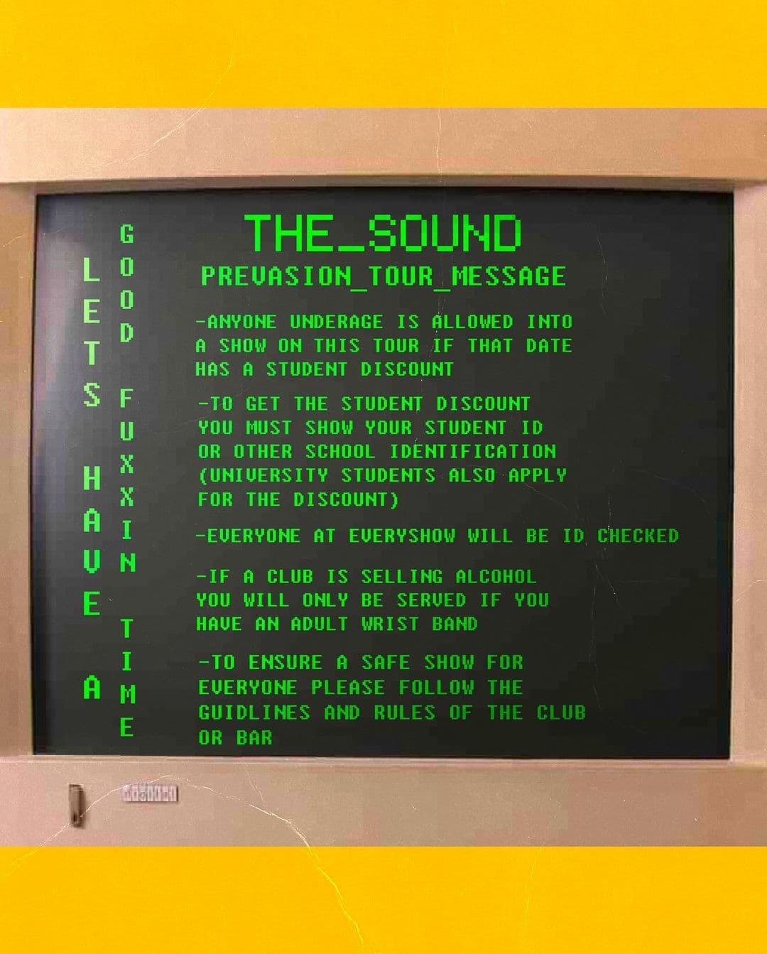 2023 THE SOUND "PREVASION" TOUR poster 3