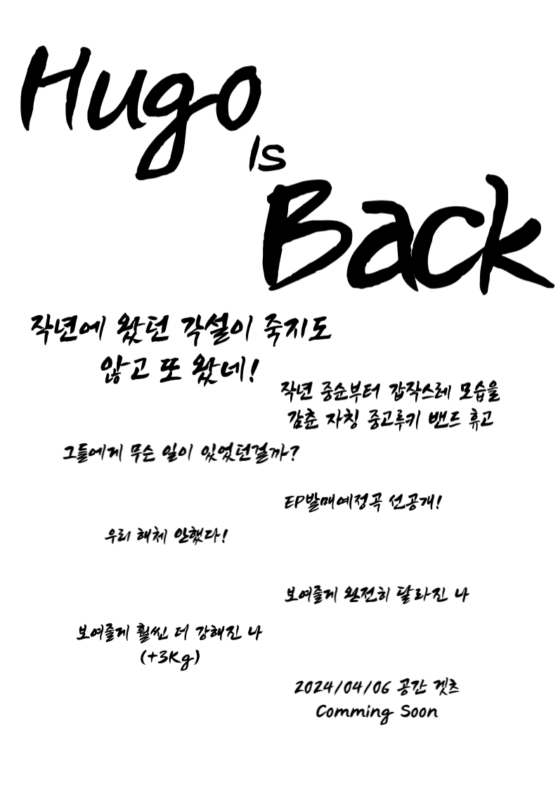 Hugo Is Back poster 2