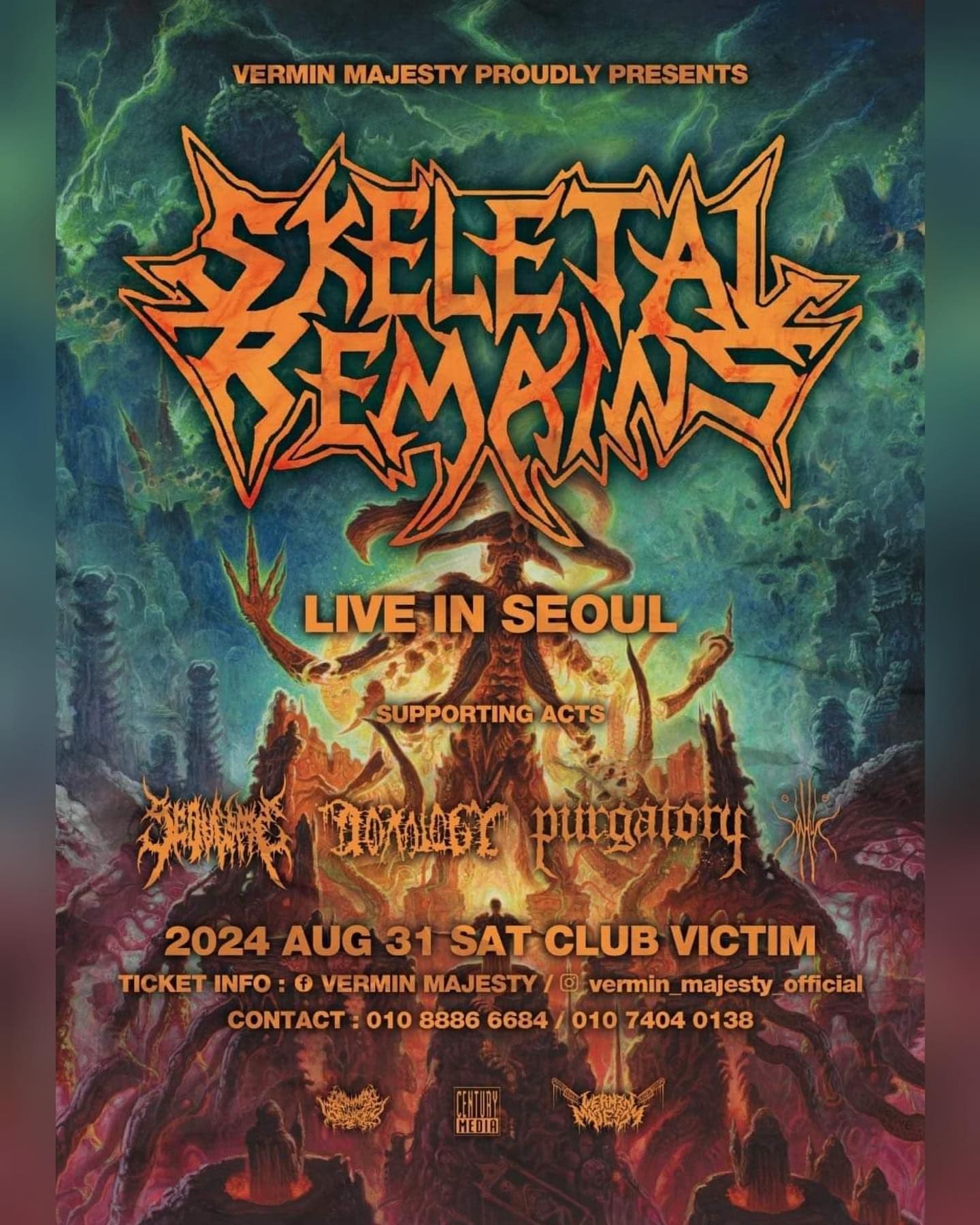 💀SKELETAL REMAINS LIVE IN SEOUL💀