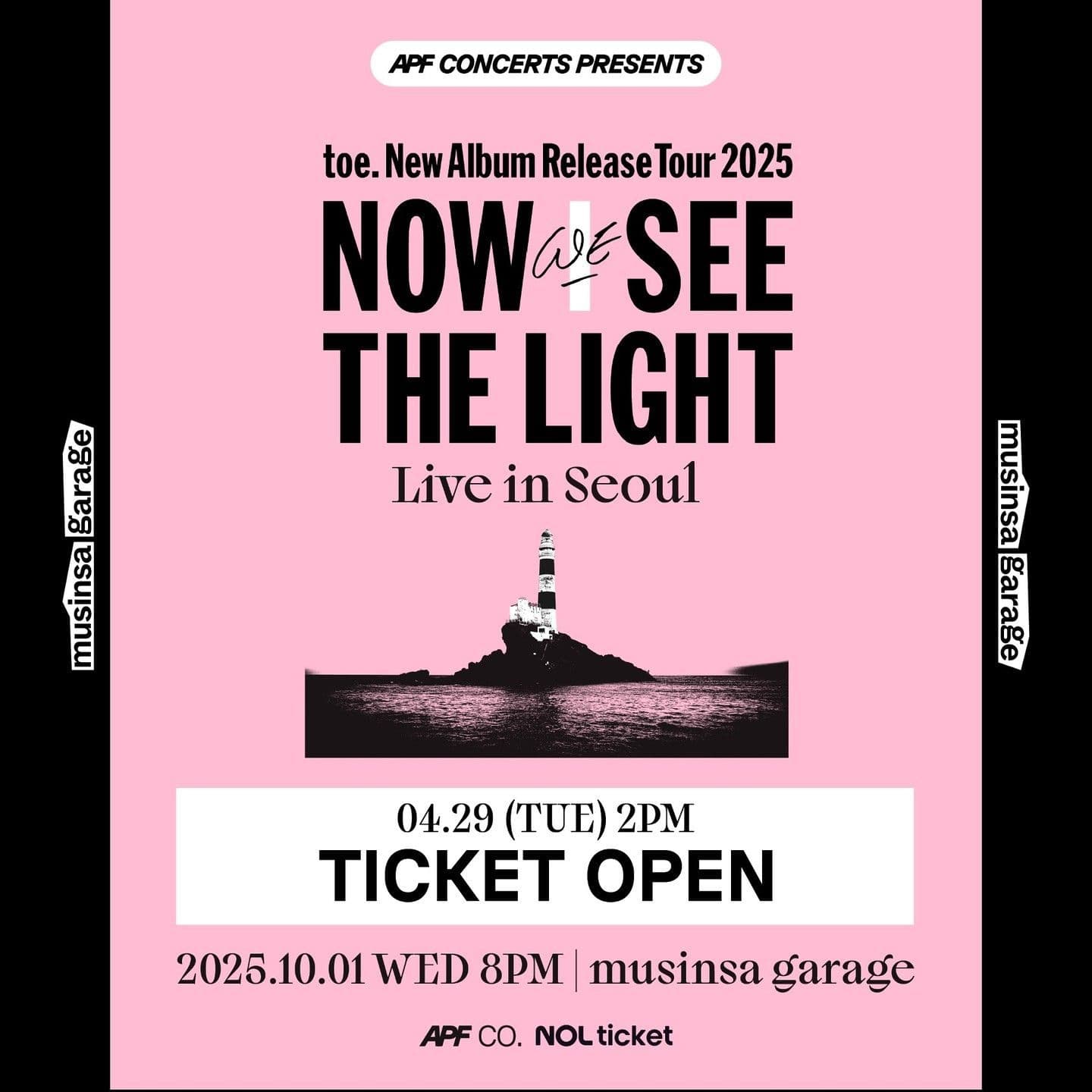 𝐭𝐨𝐞 𝐍𝐞𝐰 𝐀𝐥𝐛𝐮𝐦 𝐑𝐞𝐥𝐞𝐚𝐬𝐞 𝐓𝐨𝐮𝐫 𝟐𝟎𝟐𝟓 “𝐍𝐎𝐖 𝐖𝐄 𝐒𝐄𝐄 𝐓𝐇𝐄 𝐋𝐈𝐆𝐇𝐓” 𝐋𝐢𝐯𝐞 𝐢𝐧 𝐒𝐞𝐨𝐮𝐥