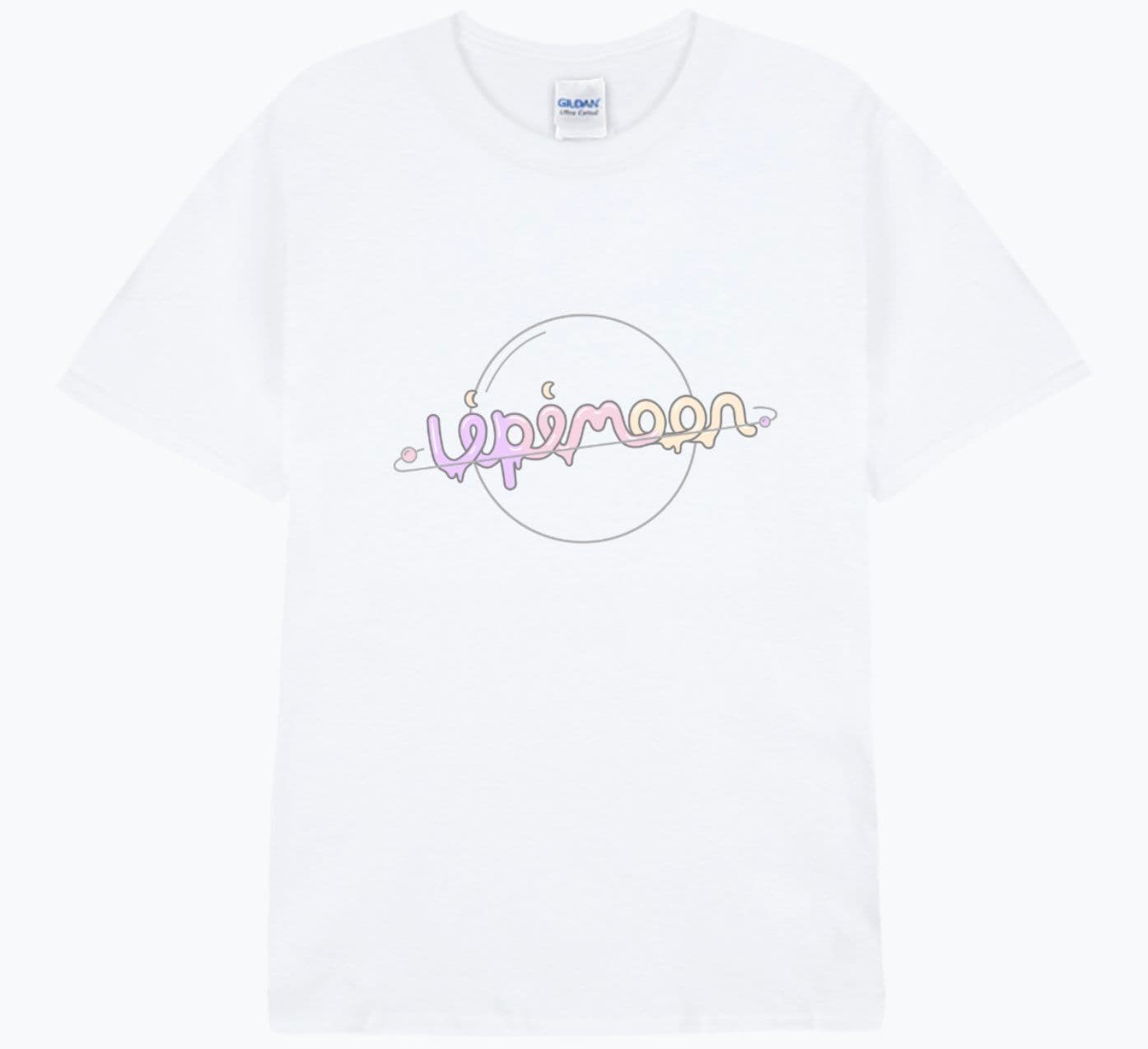 리피문 티셔츠 화이트