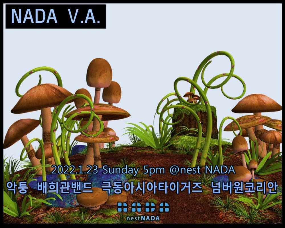 "NADA V.A"  공연 포스터