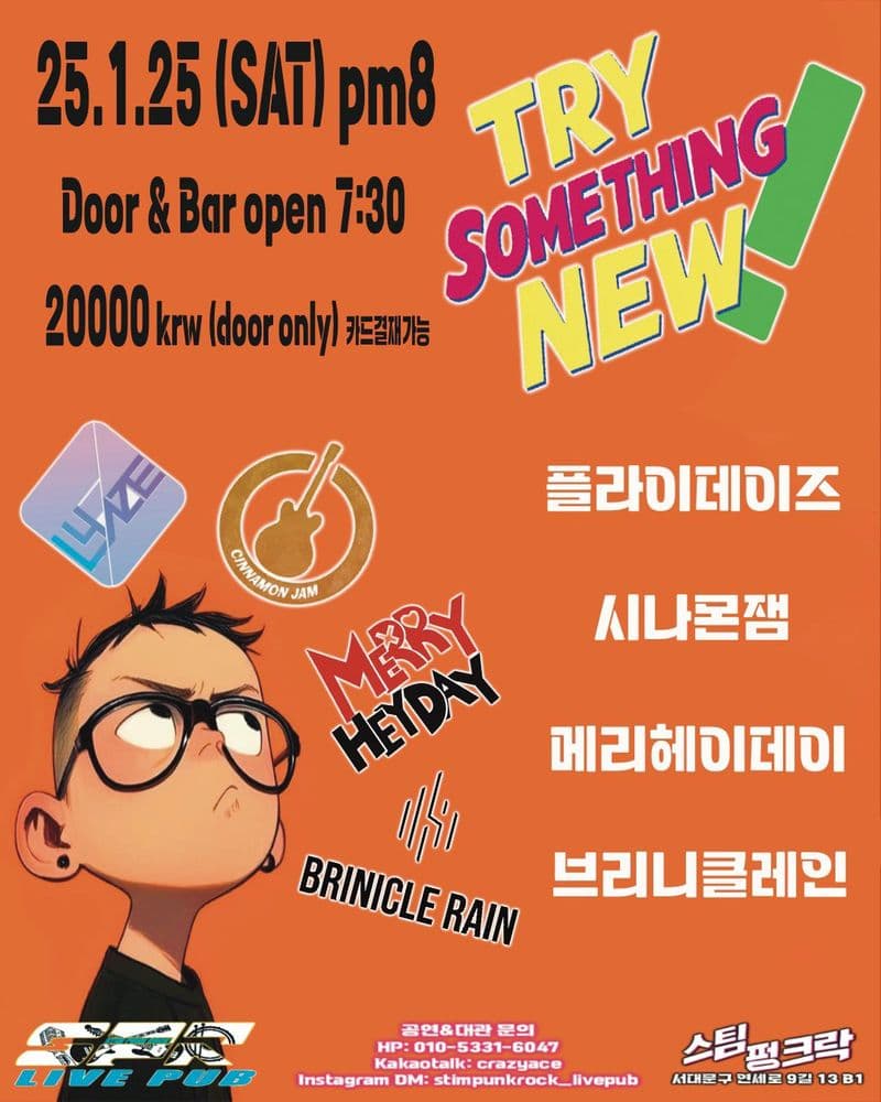 Try Something New! 공연 포스터