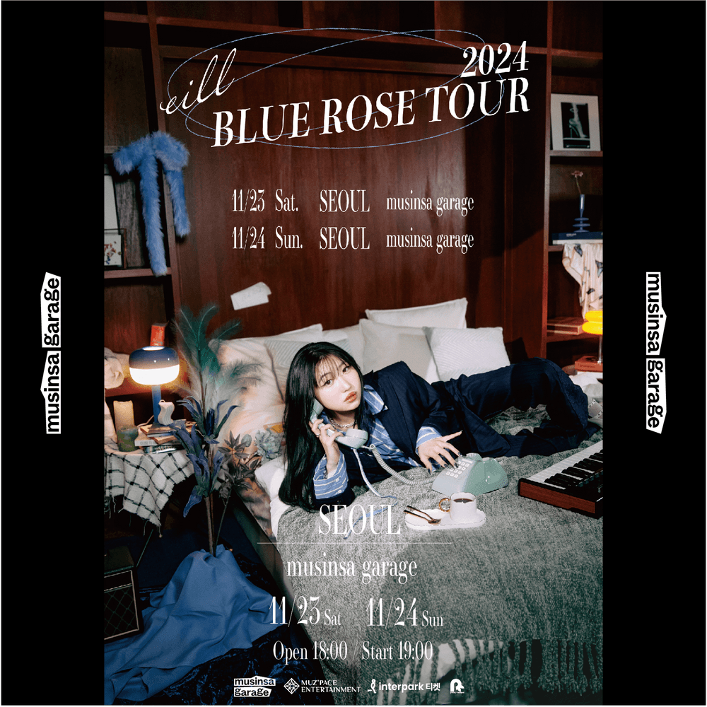 [eill BLUE ROSE TOUR 2024 in SEOUL] 공연 포스터