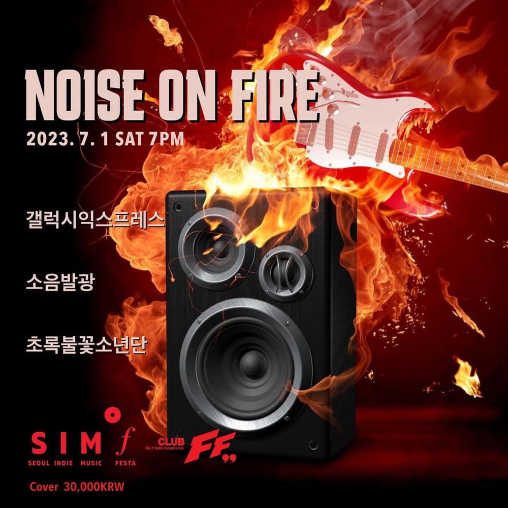 Noise on Fire  공연 포스터