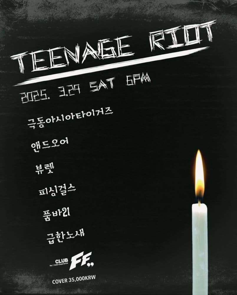 Teenage Riot Live poster