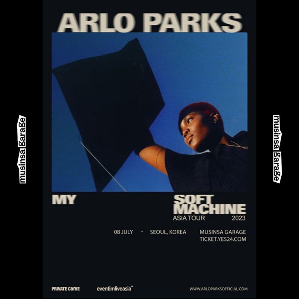 [ARLO PARKS LIVE IN SEOUL] 공연 포스터