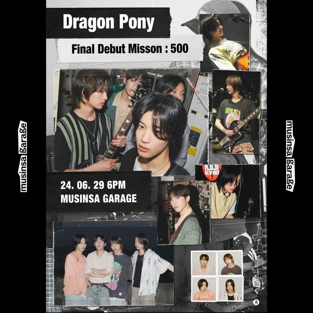 Dragon Pony Final Debut Mission: 500 공연 포스터