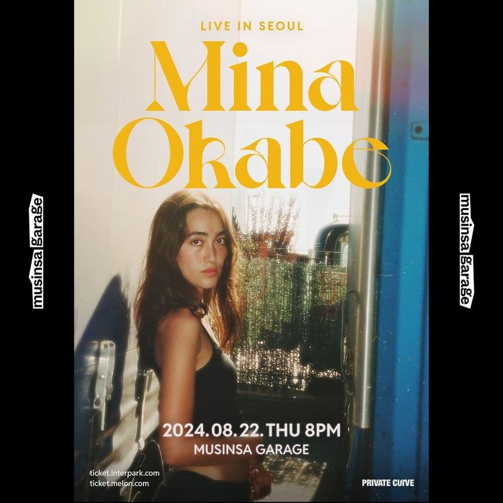 Mina Okabe LIVE IN SEOUL 공연 포스터