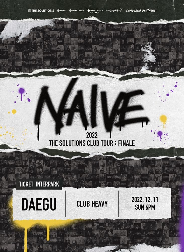 2022 THE SOLUTIONS CLUB TOUR [NAIVE] ; FINALE - 대구 공연 포스터