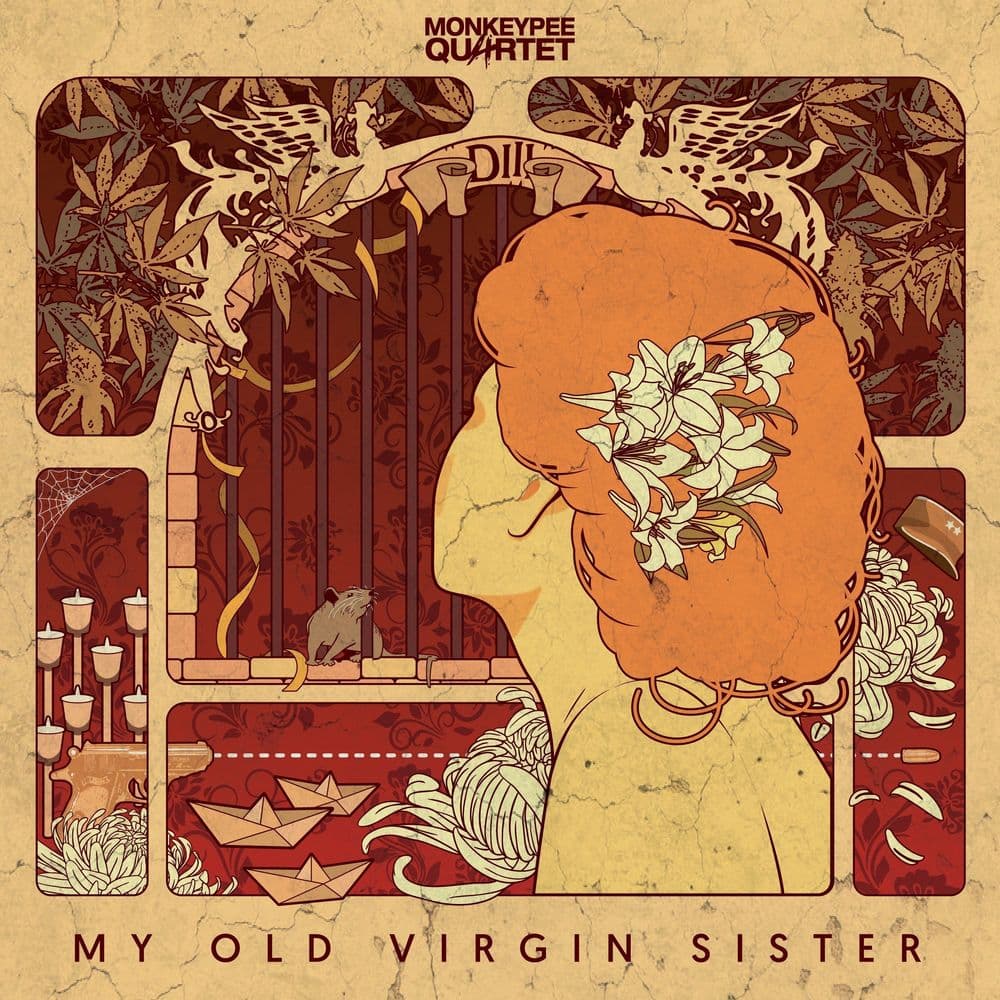 뮤지션 몽키피콰르텟의 앨범 My Old Virgin Sister 아트 커버