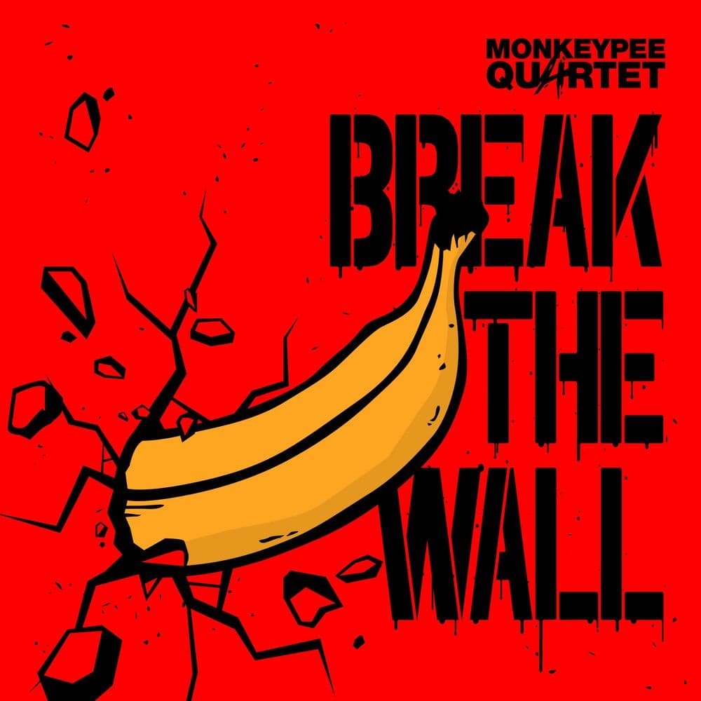 뮤지션 몽키피콰르텟의 앨범 Break The Wall 아트 커버