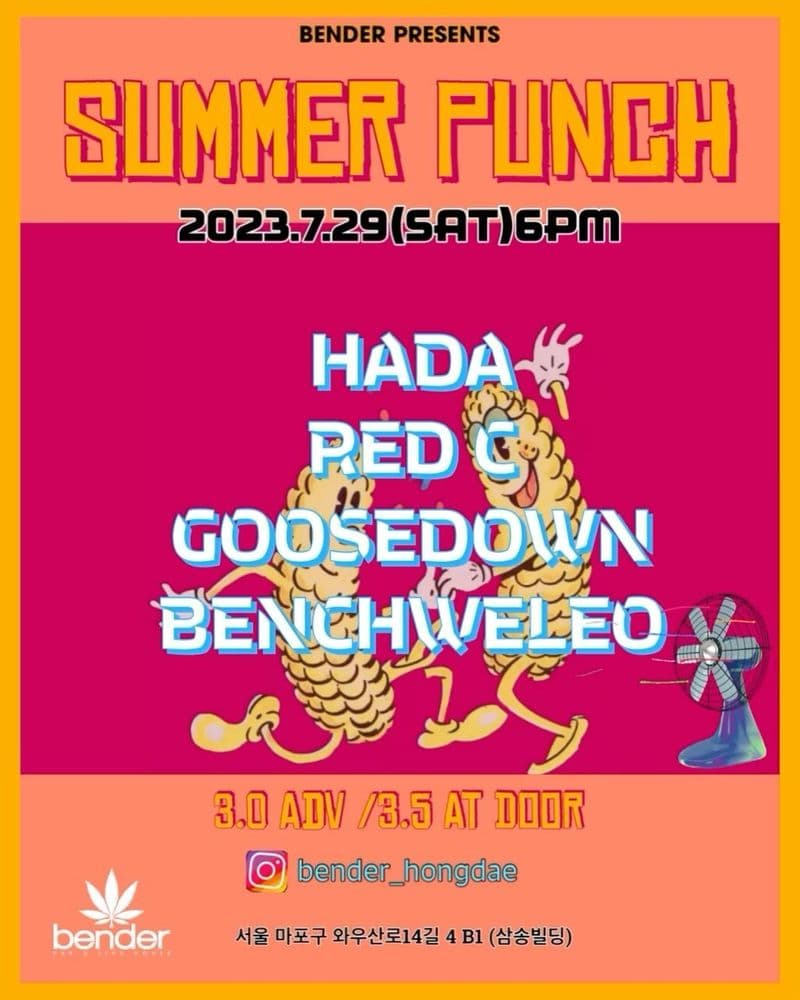 「SUMMER PUNCH」 공연 포스터
