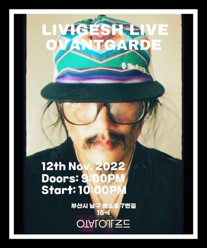 리비게쉬Livigesh Live Ovantgarde 공연 포스터