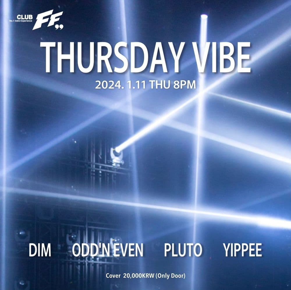 Thursday Vibe 공연 포스터