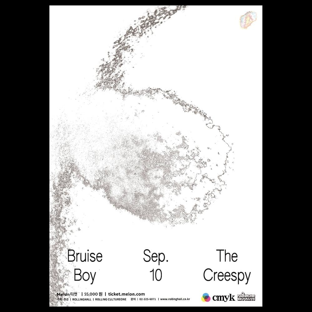 크리스피 단독콘서트 'Bruise Boy' : CMYK LIVE 공연 포스터