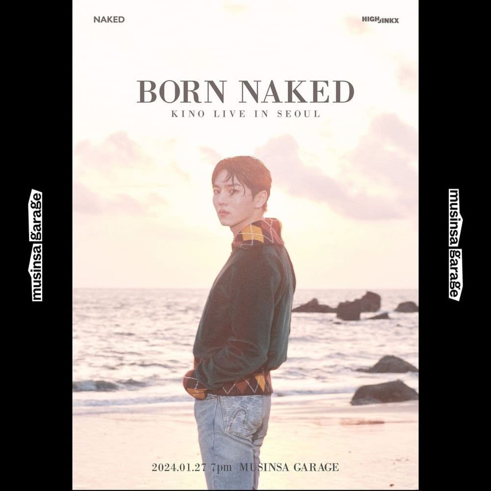 KINO [BORN NAKED] LIVE IN SEOUL 공연 포스터