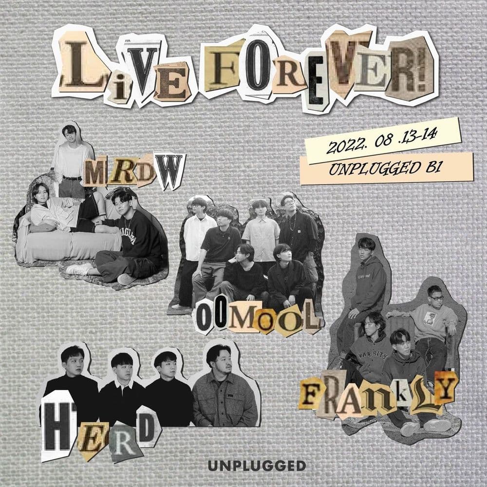 Live Forever 공연 포스터