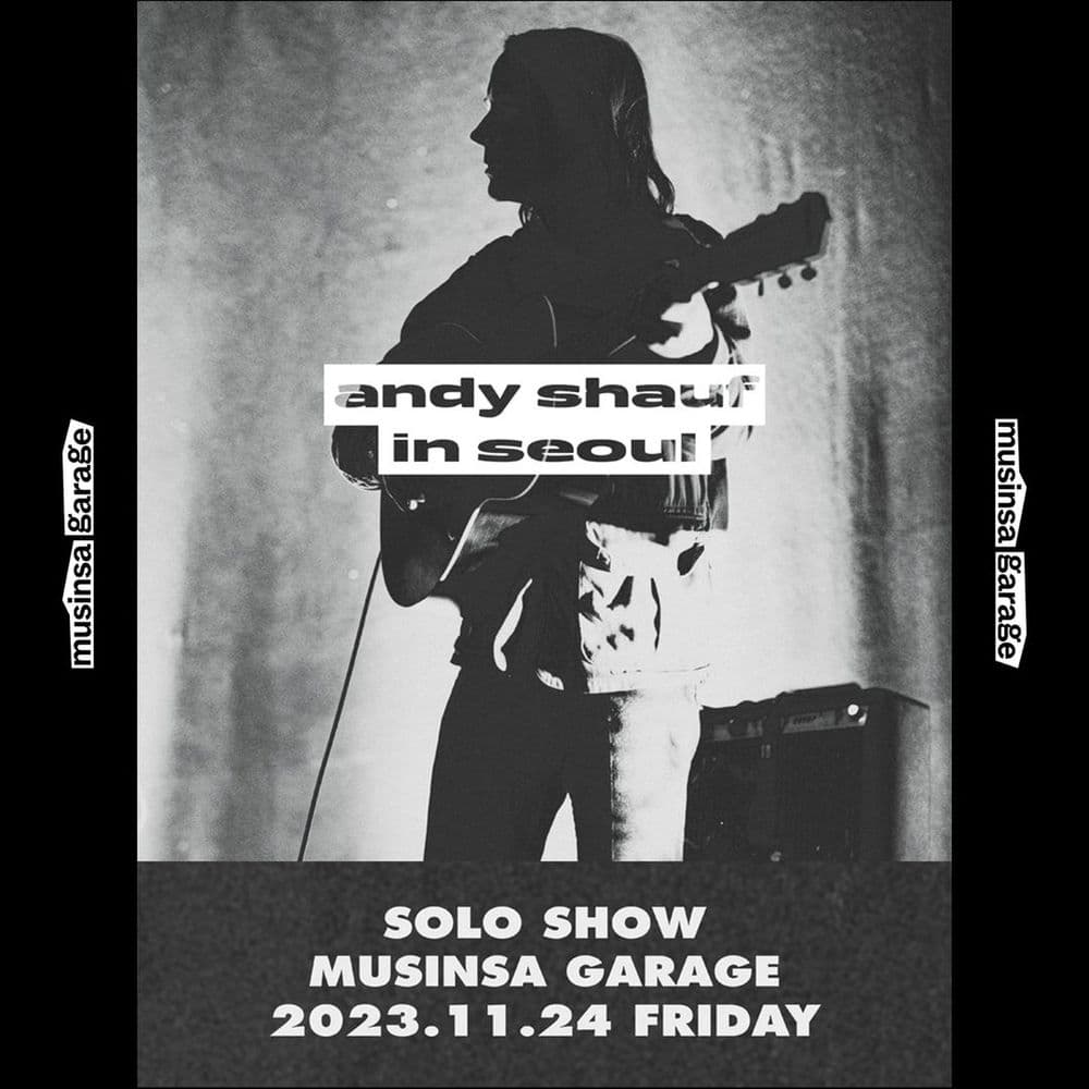 Andy Shauf Solo Live In Seoul (앤디 쇼프 솔로 내한공연) 공연 포스터