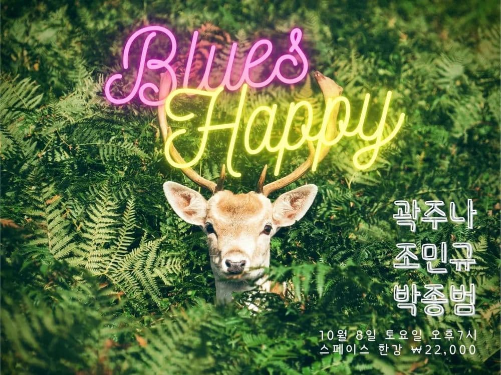 Blues Happy 공연 포스터
