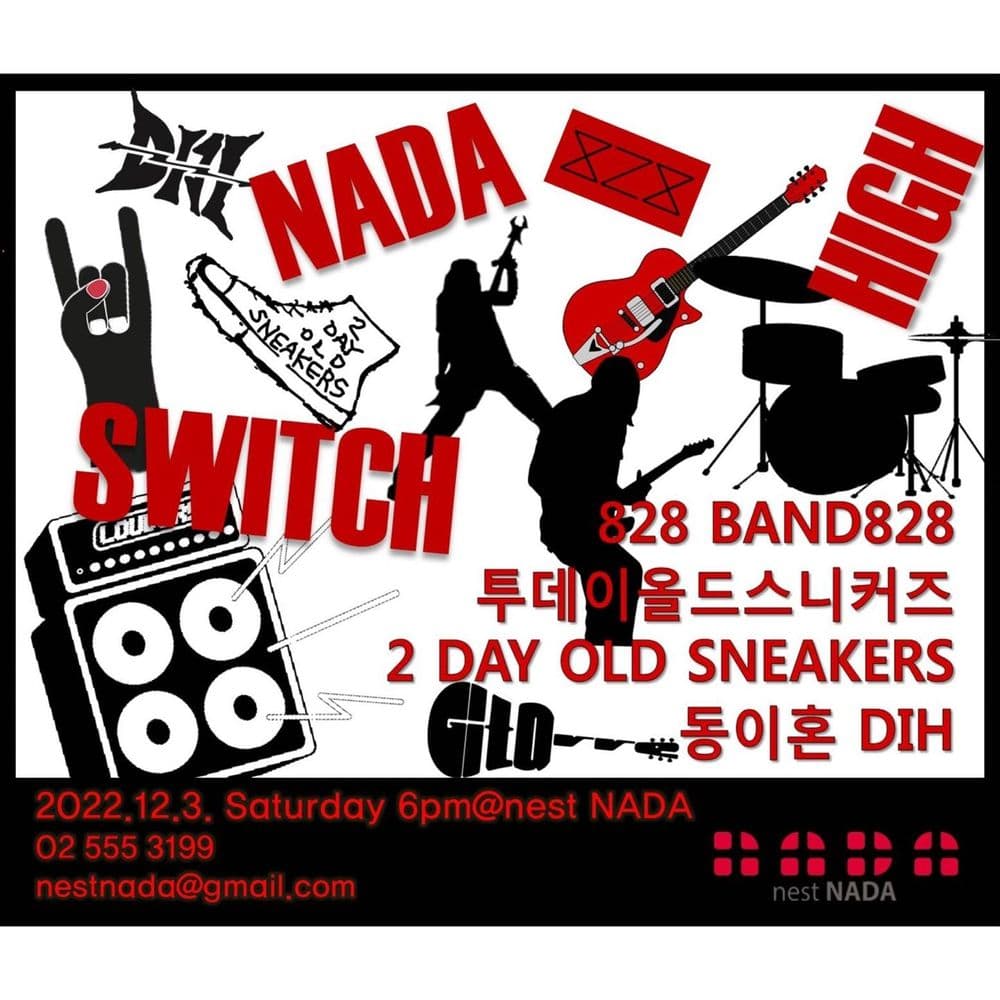 "NADA SWITCH HIGH"  공연 포스터