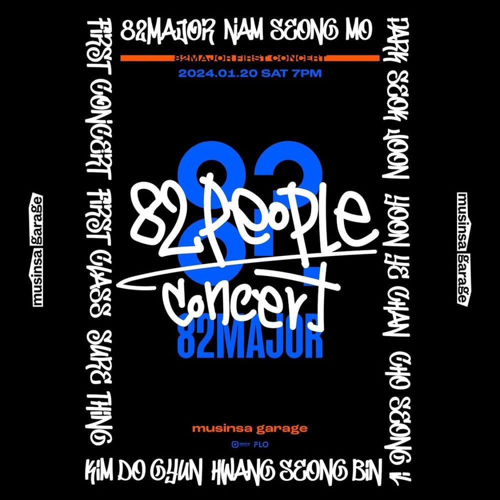 82MAJOR FIRST CONCERT  [82 PEOPLE CONCERT] 공연 포스터
