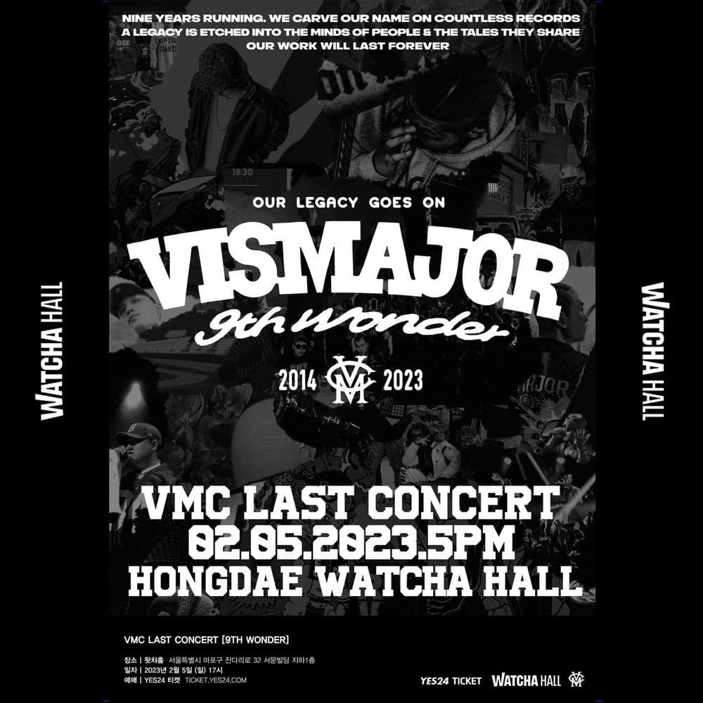 VMC LAST CONCERT [9th Wonder] 공연 포스터