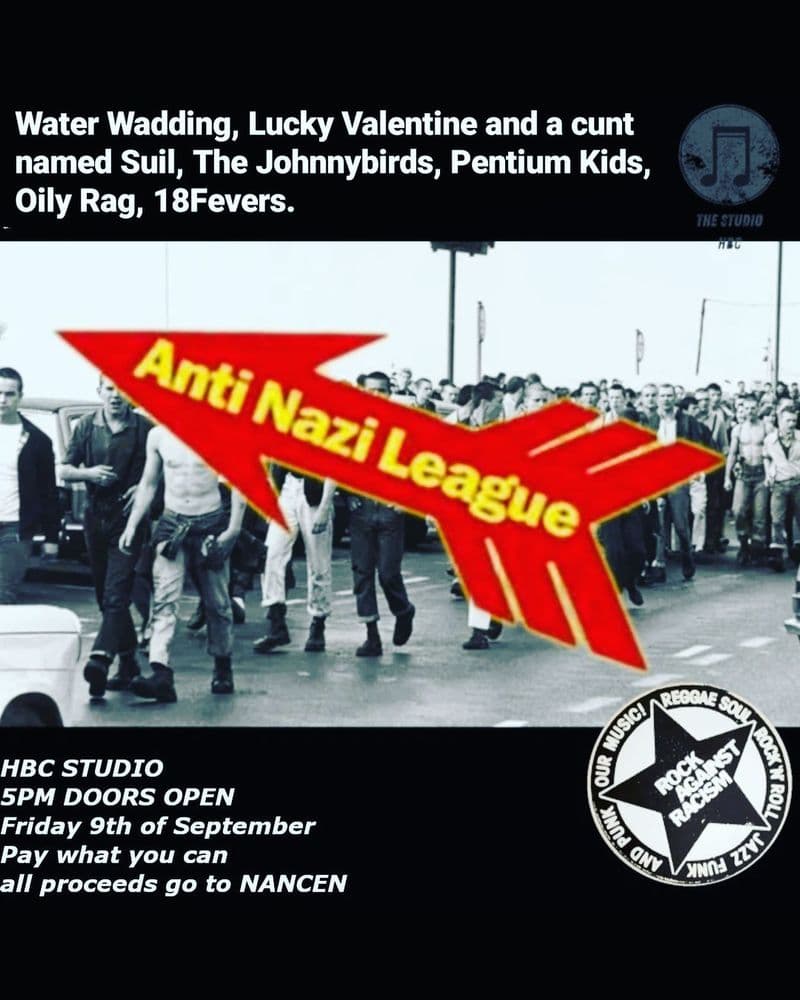 Anti Nazi League 공연 포스터