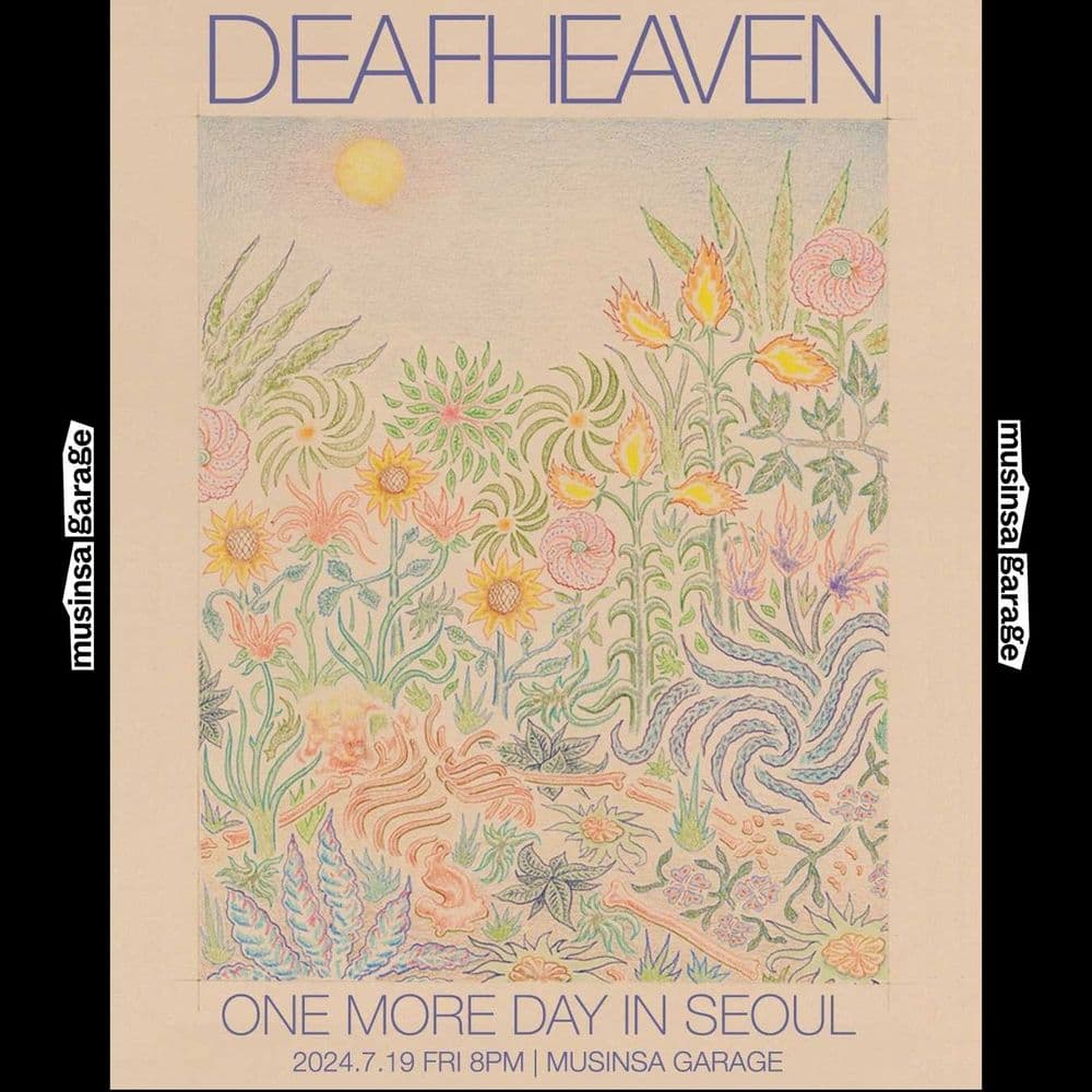 Deafheaven 내한 공연 [one more day in Seoul] 공연 포스터