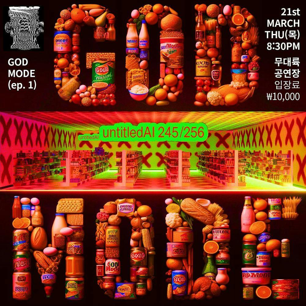 GOD MODE (ep. 1) 공연 포스터