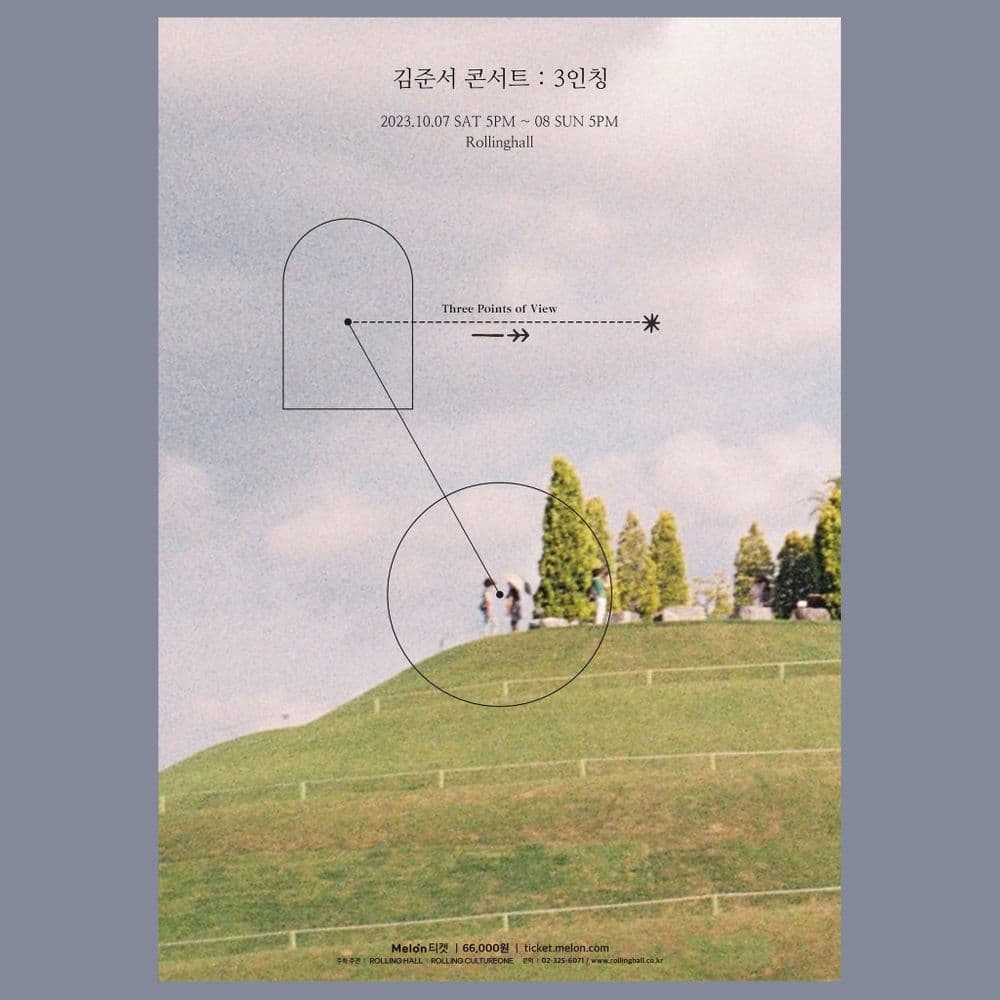 <김준서 콘서트 : 3인칭> 공연 포스터