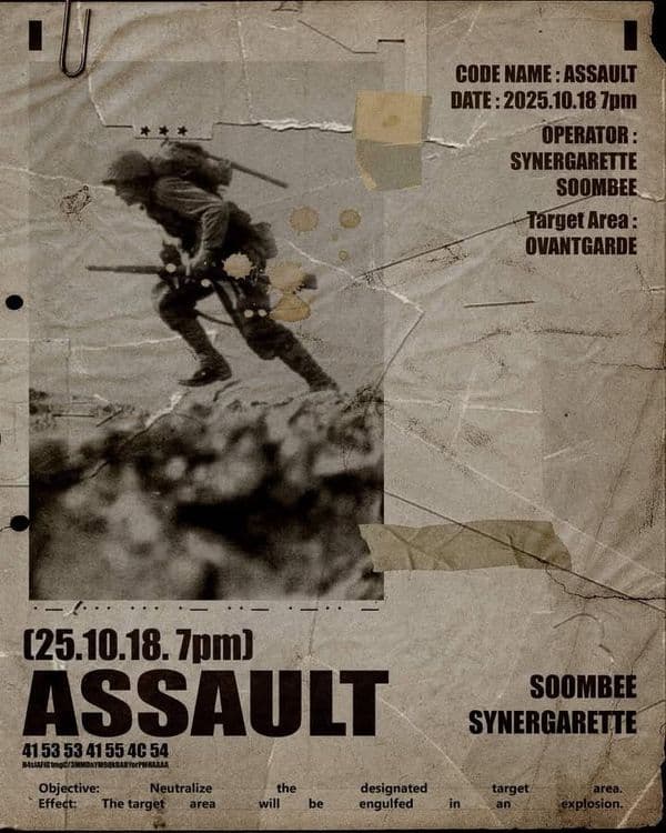 ASSUALT - 숨비soombee x 시너가렛Synergarette    공연 포스터
