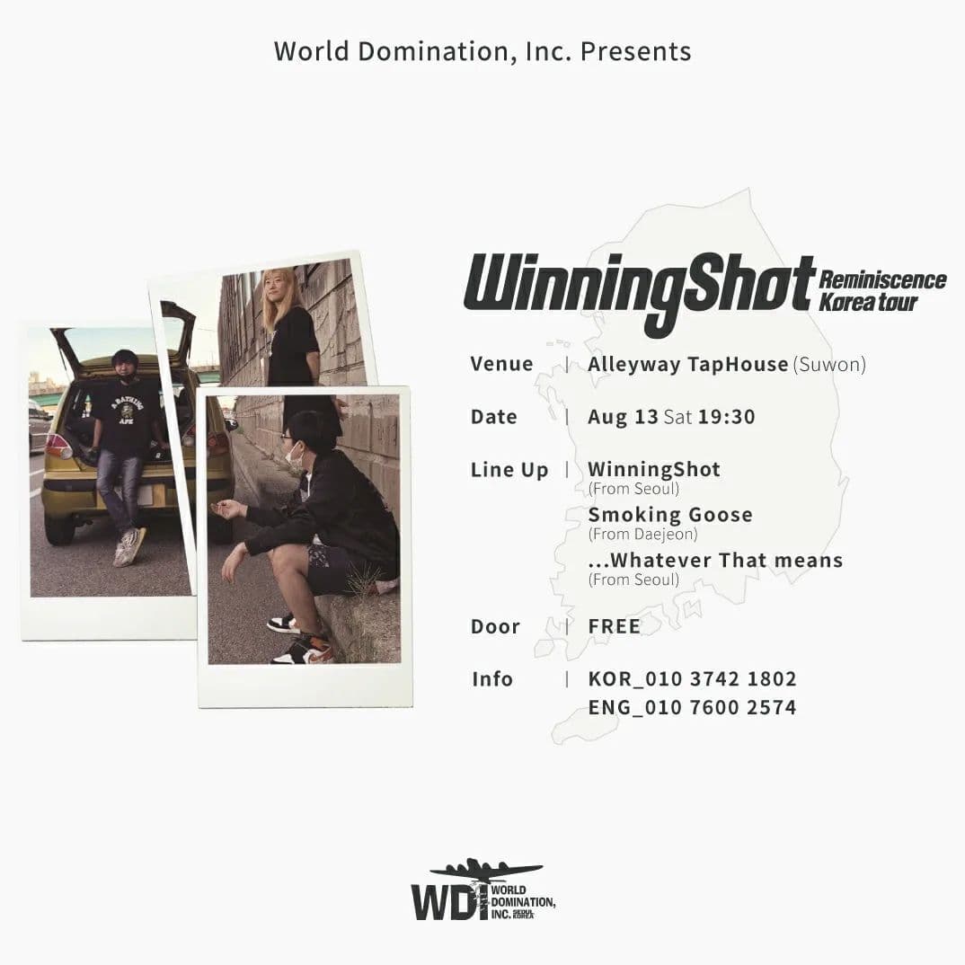 WinningShot Reminiscence Korea Tour-4 at Alleyway TapHouse (Suwon)