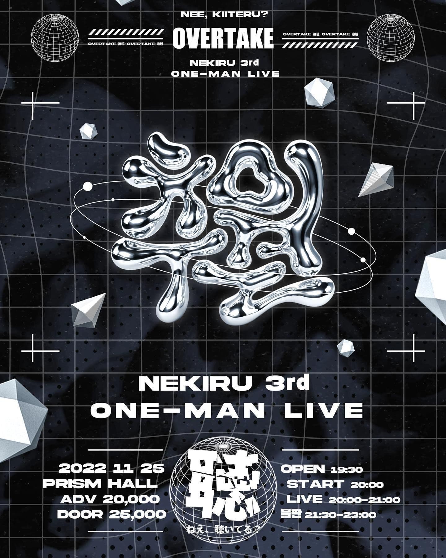 NEKIRU 3rd ONEMAN LIVE 「추월」