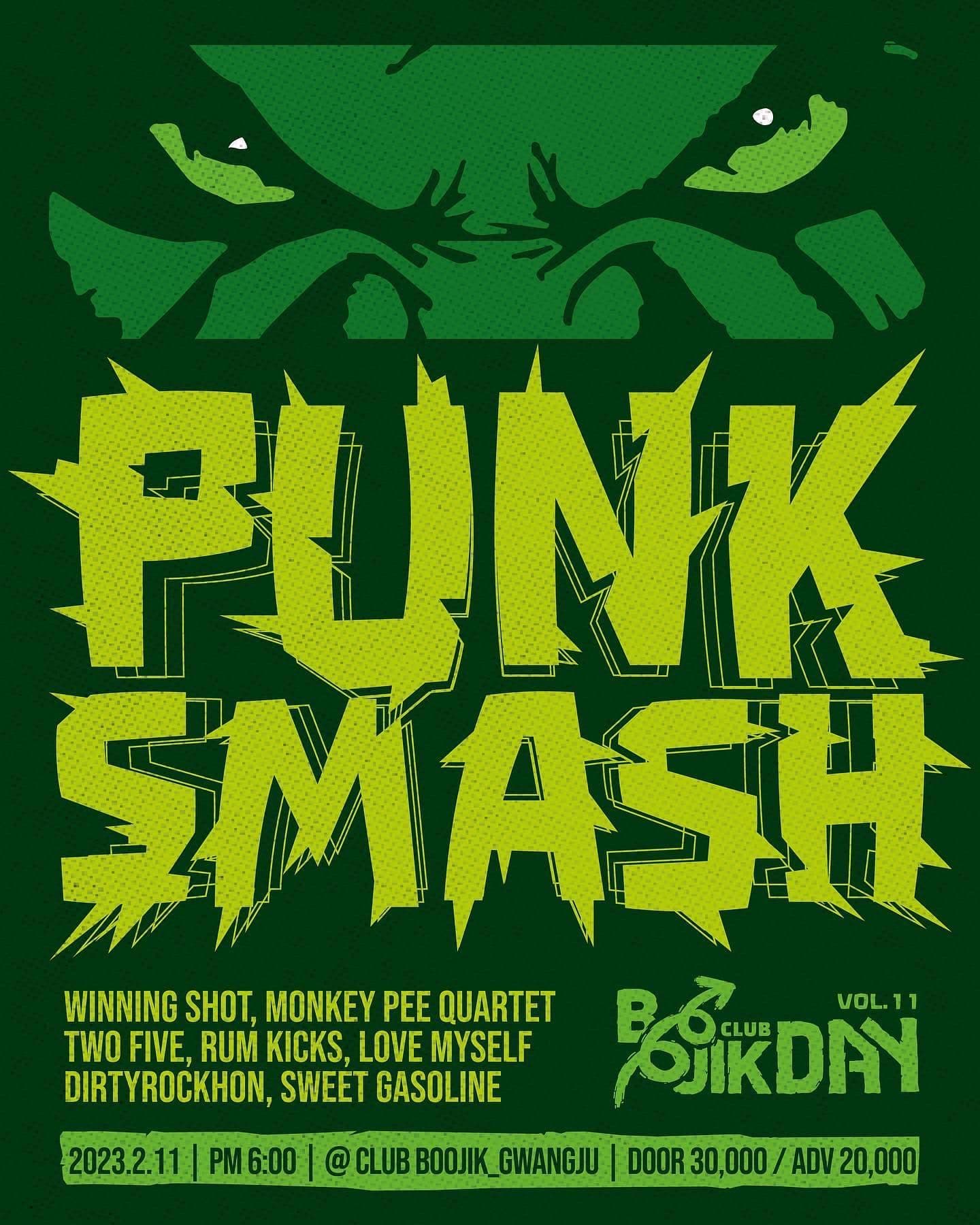 BOOJIK DAY vol.11 PUNK SMASH