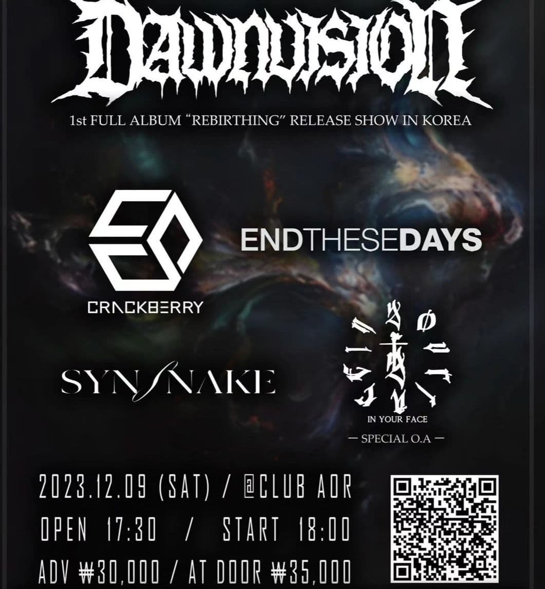 DAWNVISION 1st Full Album Release Tour