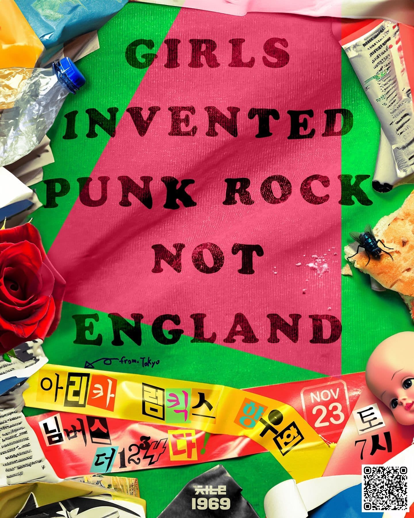 GIRLS INVENTED PUNK ROCK NOT ENGLAND